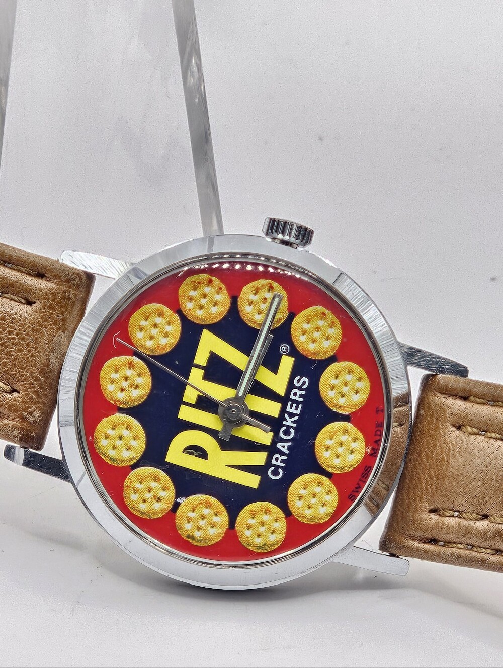 1971 National Biscuit Co Ritz Cracker Promotion Wristwatch Running